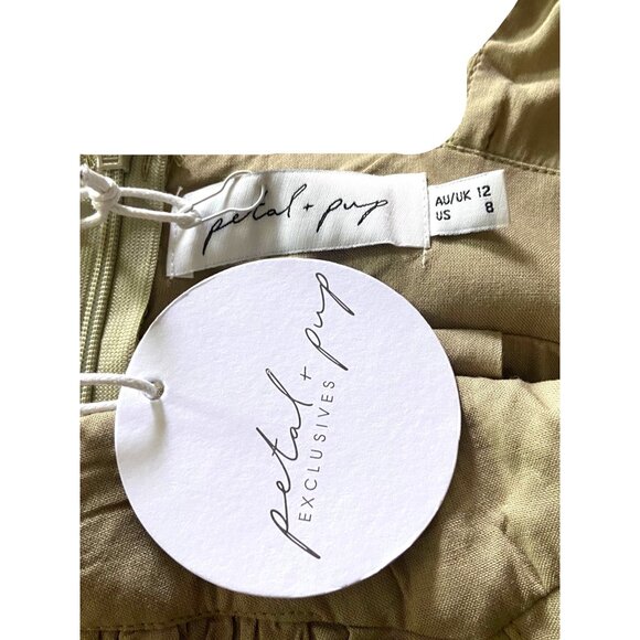 Petal & Pup Orin Jumpsuit Beige Size 8 NWT - Picture 3 of 15